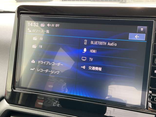 Bluetooth対応ナビでスマホの中の音楽も聴くことができドライブなどに便利な機能です！