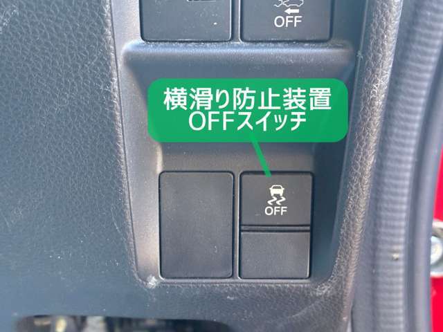 横滑り防止機能付きです。