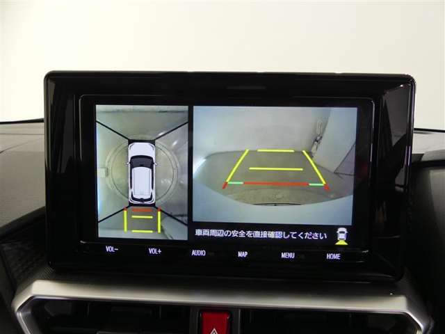 パノラミックビューモニターを装備。駐車場や交差点で周囲の安全確認をサポートします。