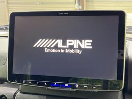 【アルパイン製11インチディスプレイオーディオ】視認性が高いディスプレイオーディオを装備♪操作性も良好で直感的なソース選択が可能です。