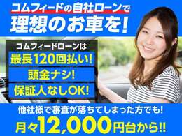 自社ローンもあります！通常ローンは最大120回オートローン取り扱い！頭金0円OK！お気軽にお問い合わせくださ