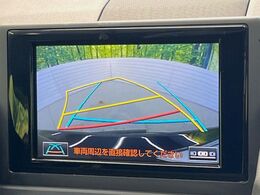 【バックカメラ】駐車時に後方がリアルタイム映像で確認できます。大型商業施設や立体駐車場での駐車時や、夜間のバック時に大活躍！運転スキルに関わらず、今や必須となった装備のひとつです！