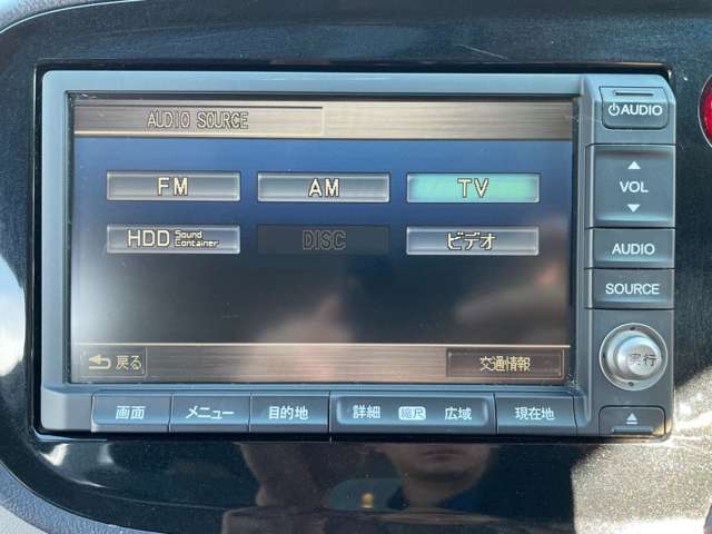 純正HDDナビ☆　フルセグTV（走行中映ります！）や、DVD再生、CD再生が可能♪　お気に入りの音楽でドライブをお楽しみ下さいませ♪　お気軽にお問合せを♪　【無料電話】0078-6003-206896