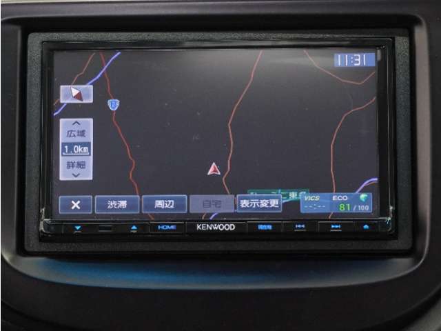 ◆ケンウッド製ナビ◆初めての場所もナビゲーションがご案内！楽しい旅行をサポートします。