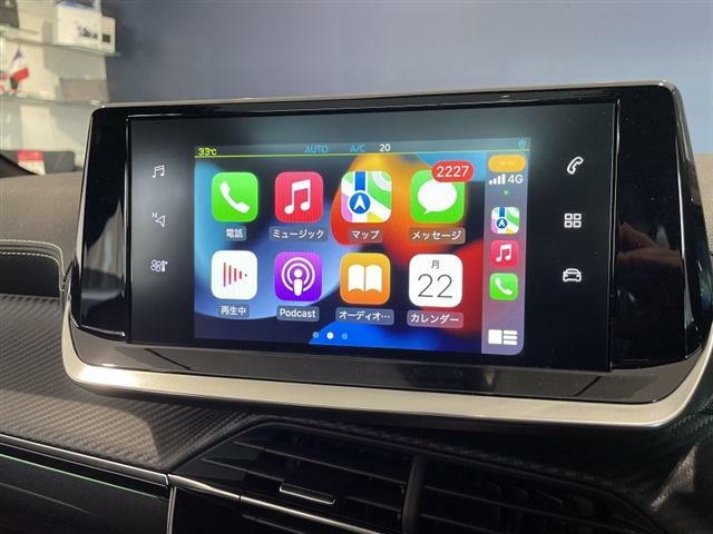 AndoroidAutoやAppleCarplay対応のタッチスクリーン
