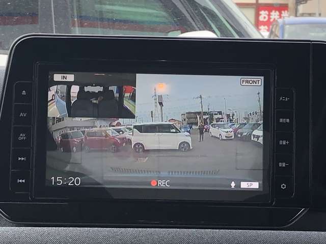 日産純正ドライブレコーダーです。ナビ画面で確認できます。