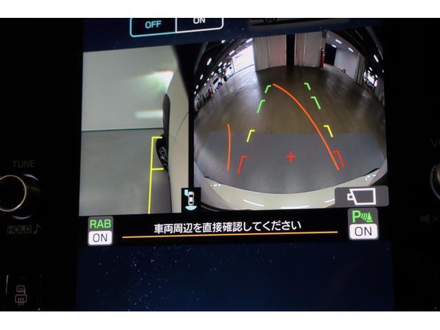 ステアリング連動ガイドライン表示付きバックモニター