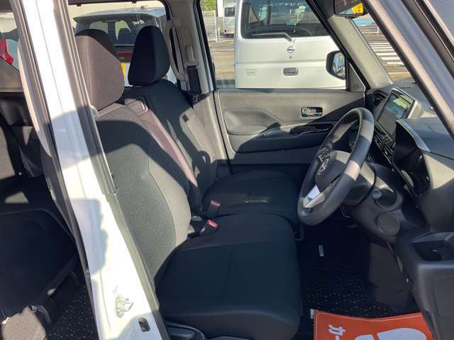 ゆったりしたシートで長距離も楽です