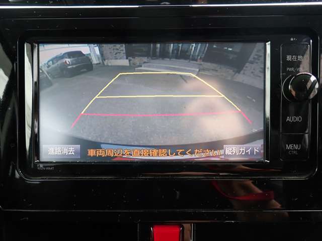 バックカメラ装備です☆　苦手な車庫入れも安心です！！