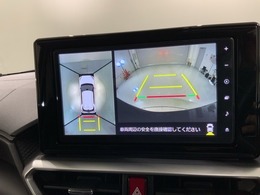 全方位モニターがついています！　車の周囲を360°安全確認できるので、普段の駐車はもちろんの事、縦列駐車や幅寄せの際にも活躍してくれますよ。