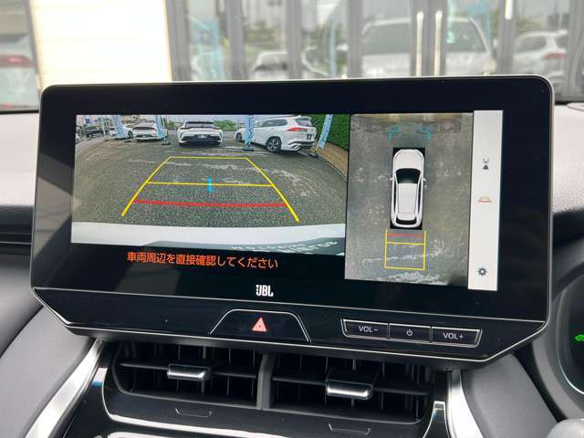 オプションの全周囲カメラ【パノラミックビューモニター】もしっかり装備◎