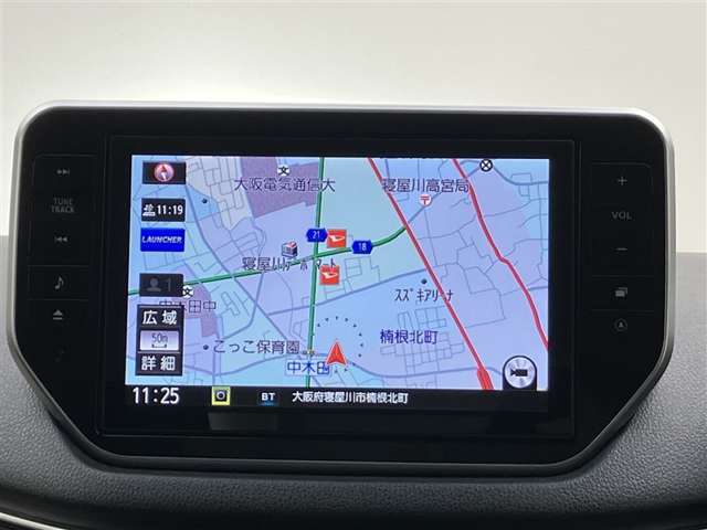 メモリーナビが付いています。初めて使用する方も安心して使えます♪フルセグ、ブルートゥース付きです。