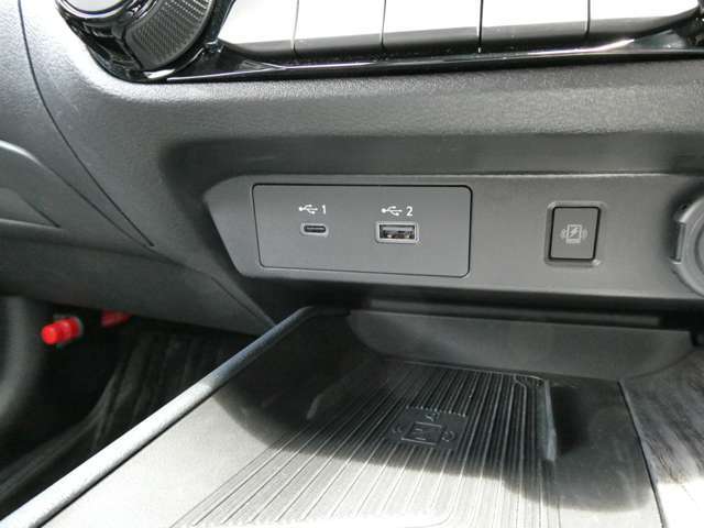 USBも2ポートありますので同乗者の方との同時充電もできますよ