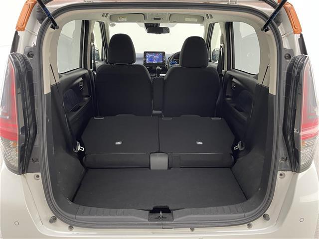 【シートアレンジ】乗せる人数、荷物によってシートをアレンジすれば、ダンボールなどの大きい荷物や、釣り具などの長尺物も載せられそうですね！