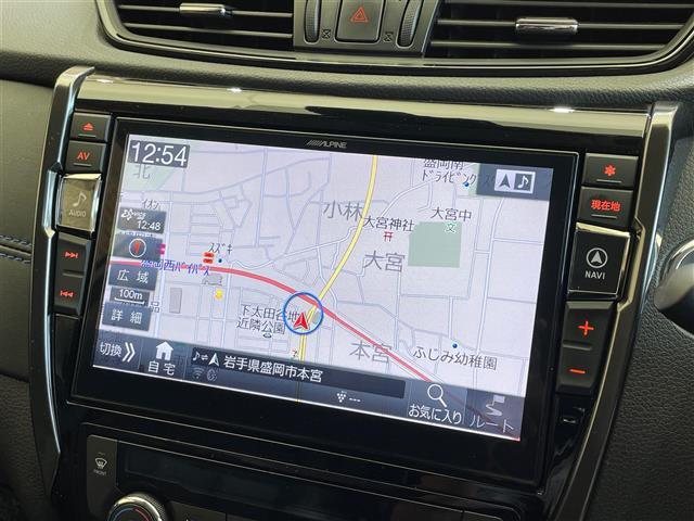 【ALPINEビッグX10インチナビ】ナビゲーションシステム装備なので不慣れな場所へのドライブも快適にして頂けます♪