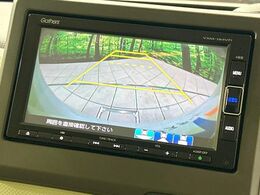 【バックカメラ】駐車時に後方がリアルタイム映像で確認できます。大型商業施設や立体駐車場での駐車時や、夜間のバック時に大活躍！運転スキルに関わらず、今や必須となった装備のひとつです！