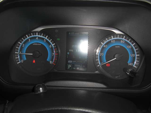 メーターの画像です。また現在の走行距離です