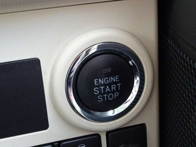 ボタンを押すとエンジンがかかるプッシュスタート！