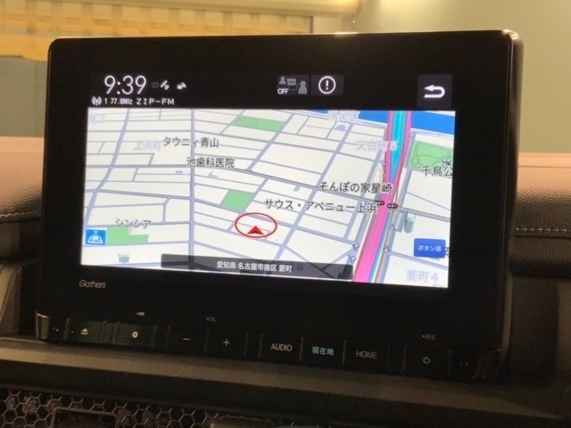アップルカープレイ・アンドロイドオート対応ギャザズナビ搭載です。知らない道も安心ですね！