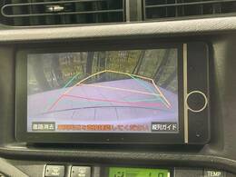 【バックカメラ】駐車時に後方がリアルタイム映像で確認できます。大型商業施設や立体駐車場での駐車時や、夜間のバック時に大活躍！運転スキルに関わらず、今や必須となった装備のひとつです！