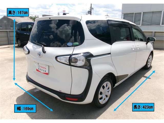 車両寸法はカタログ掲載値を参考に表示しております。オプション品などの装着により車両寸法が変更となる場合がございます。あらかじめご了承ください。
