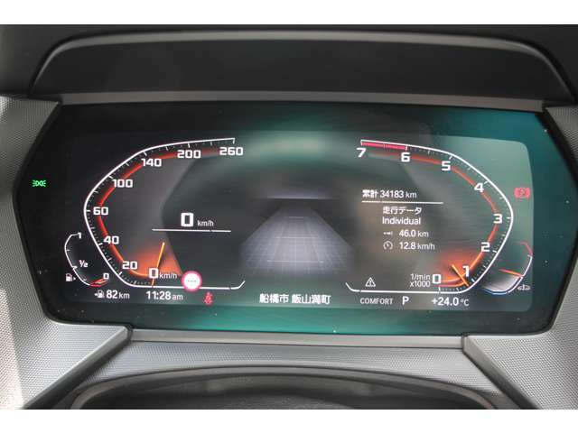 BMWライブコックピッド！フル液晶のメーターパネルです！ドライビングパフォ-マンコントロールのモード選択によりカラーリングの変更も可能となっております！