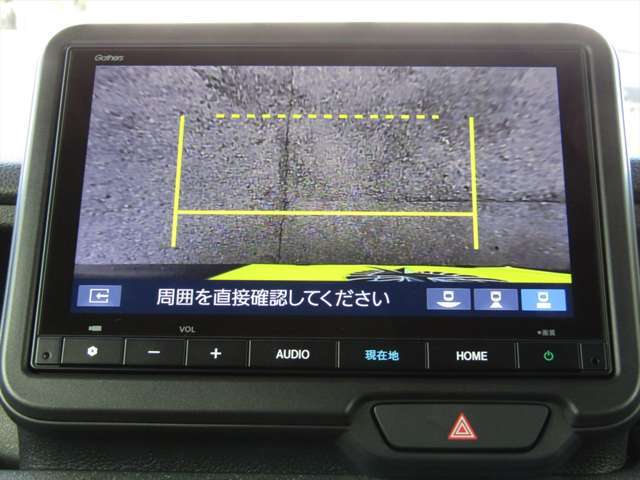 ☆バックカメラは切り替えスイッチで後方真下も写せるのでバック時に壁等ギリギリまでバックする事が可能です！！