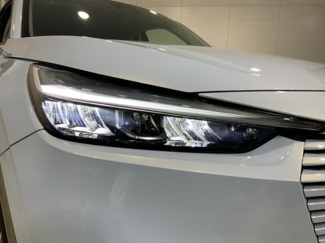 LEDヘッドライトで夜道も安心！