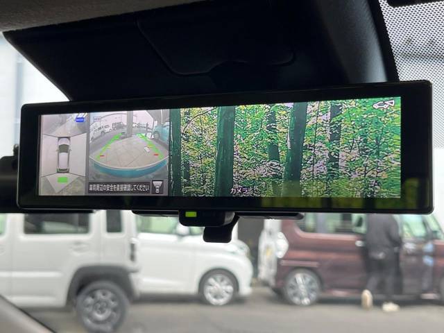 【アラウンドビューモニター】専用のカメラにより、上から見下ろしたような視点で360度クルマの周囲を確認することができます☆死角部分も確認しやすく、狭い場所での切り返しや駐車もスムーズに行えます。