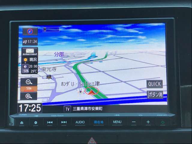純正ナビゲーション付です