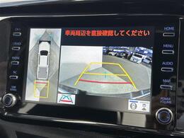 【全周囲/全方位/アラウンドビューモニター機能】全周囲カメラも付いているので安心です！！！ 女性でも楽々駐車可能ですね！！！