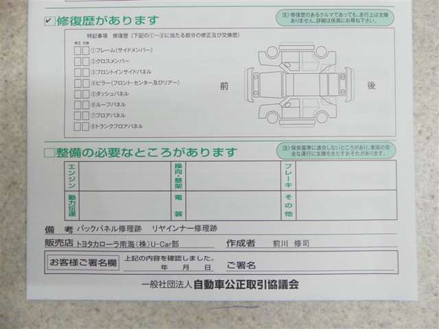 コンディション付きで安心です