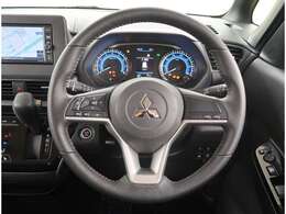 本革巻ステアリングホイール