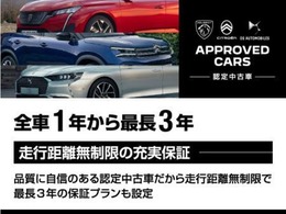 認定中古車保証付きの車両でございます。