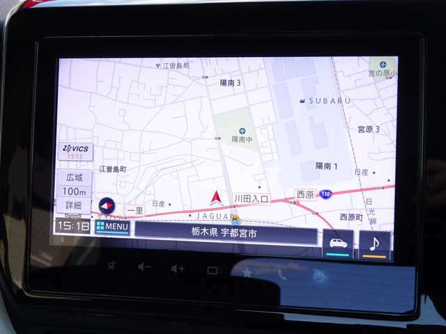 【ナビ】メーカーSDナビ付きです。目的地を設定すれば初めての場所でも簡単に行くことができます。もちろん音楽だって聴けちゃいます♪