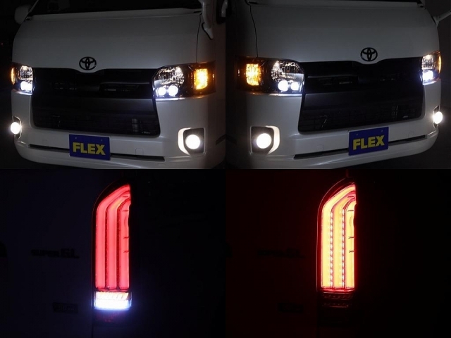 LEDヘッドランプはしっかり完備されております！夜間も明るくて安心できます♪ポジションランプやナンバー灯・フォグランプのLED化ももちろん可能！ご相談ください♪