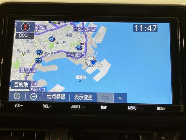 純正ナビゲーション装着済み！今や必需品ですね！快適なドライブには必須です