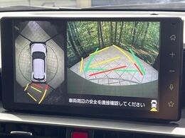 【パノラマモニター】専用のカメラにより、上から見下ろしたような視点で360度クルマの周囲を確認することができます☆死角部分も確認しやすく、狭い場所での切り返しや駐車もスムーズに行えます。