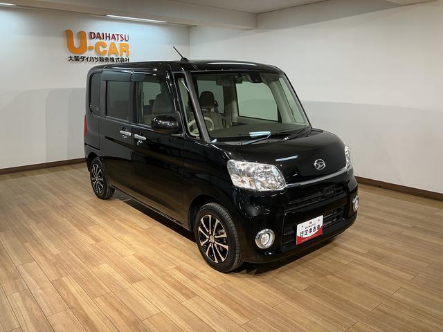 H28年式、走行2.9万キロ　メモリーナビにETC、フォグランプに14インチアルミ装備のタントXです♪安心の衝突回避支援ブレーキや誤発進抑制機能もついて車検整備付き！！
