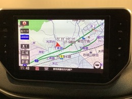 ナビ搭載です。知らない道も安心ですね！