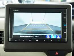 ◆バックカメラ◆リバースにするだけで映ります、後方の安全確認や、狭い駐車場での車庫入れ、雨の日や夜間など視界の悪い時に便利です！安全にバックする為には欠かせない装備です。