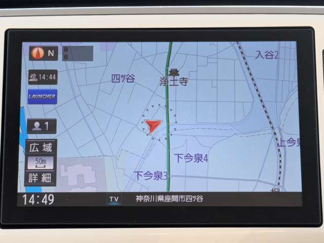 カーナビが付いているので遠方のお出かけも安心です(^_-)-☆
