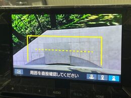 【バックカメラ】駐車時に後方がリアルタイム映像で確認できます。大型商業施設や立体駐車場での駐車時や、夜間のバック時に大活躍！運転スキルに関わらず、今や必須となった装備のひとつです！