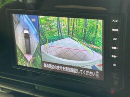 【アラウンドビューモニター】専用のカメラにより、上から見下ろしたような視点で360度クルマの周囲を確認することができます☆縦列駐車や幅寄せ時に活躍してくれます♪