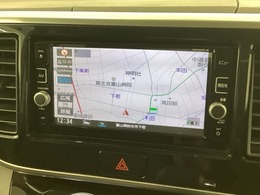 ナビ搭載です。知らない道も安心ですね！