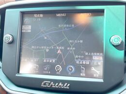 ●マセラティ純正ナビ:一体感のあるナビは、高級感ある車内を演出してくれます。Bluetooth再生などオーディオ機能も充実しておりますので、運転もより楽しめます♪