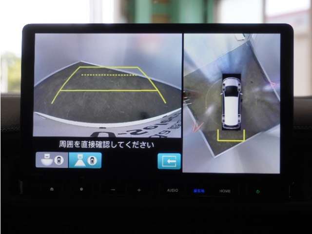 ◆全周囲カメラシステム◆運転席から見えにくい後方などをナビ画面で確認でき運転を支援するシステムです！