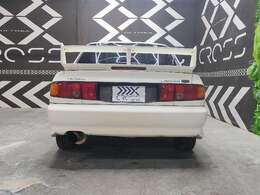 迫力のリアウイング