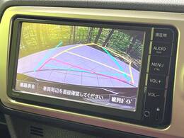 【バックカメラ】駐車時に後方がリアルタイム映像で確認できます。大型商業施設や立体駐車場での駐車時や、夜間のバック時に大活躍！運転スキルに関わらず、今や必須となった装備のひとつです！
