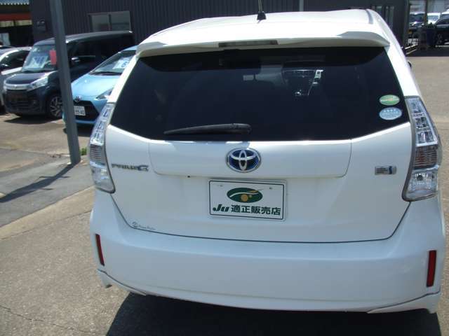 バックカメラつきなので、車庫入れもラクラク！